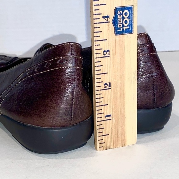 Aerosoles Women's Copenhagen Burgundy Brown Leather Flats Comfort Soles Size 10 - Picture 11 of 11
